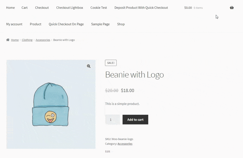 Add Free Product To Cart